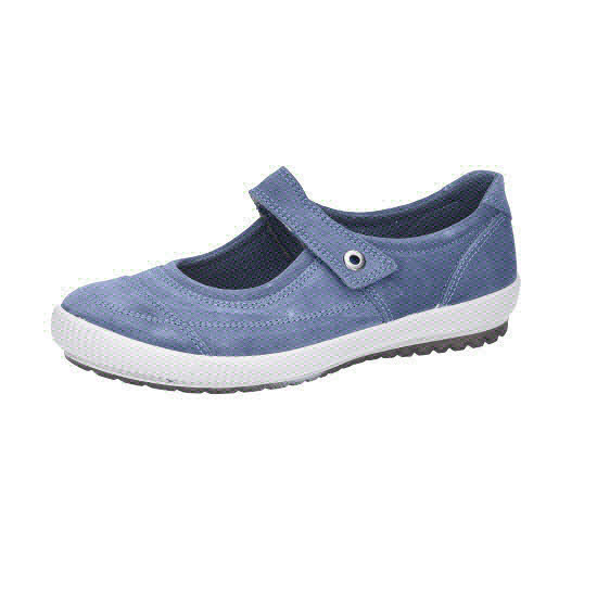 Legero Tanaro 4.0 Ballerina Indacox Velour blau Weite G Bild 1 Legero Tanaro 4.0 Ballerina Indacox Velour blau Weite G
